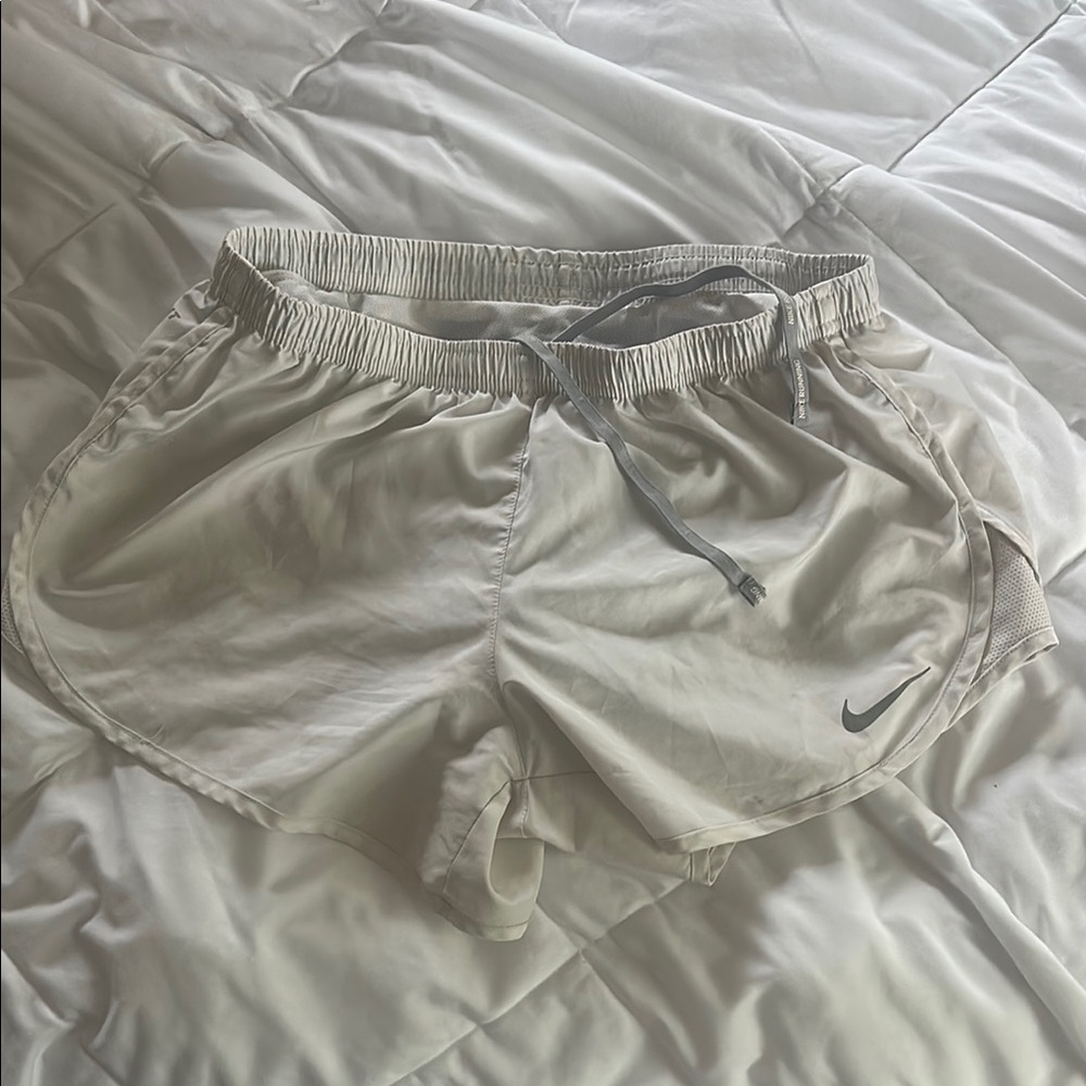Nike white shorts